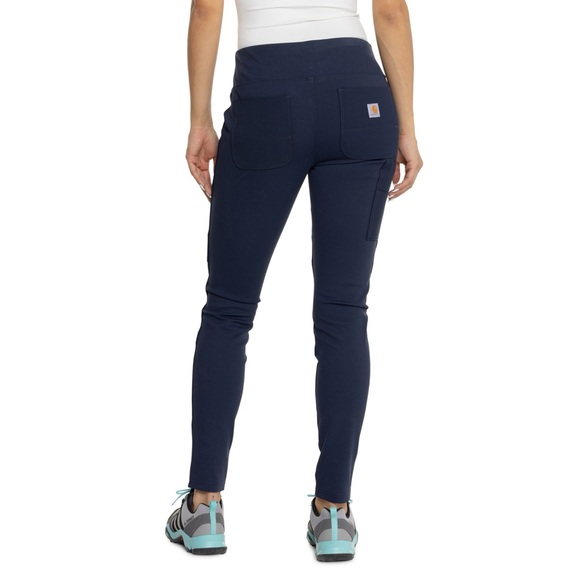 NWT CARHARTT Force Fitted Midweight Utility Legging in Navy, Size XS (0-2) - Picture 5 of 8
